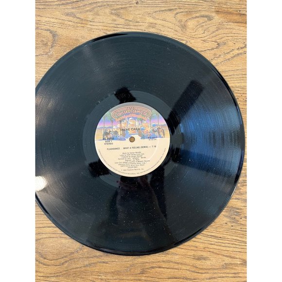 Irene Cara Flashdance What A Feeling Remix Vinyl Record 1983 LP 812 353-1 - Picture 3 of 5